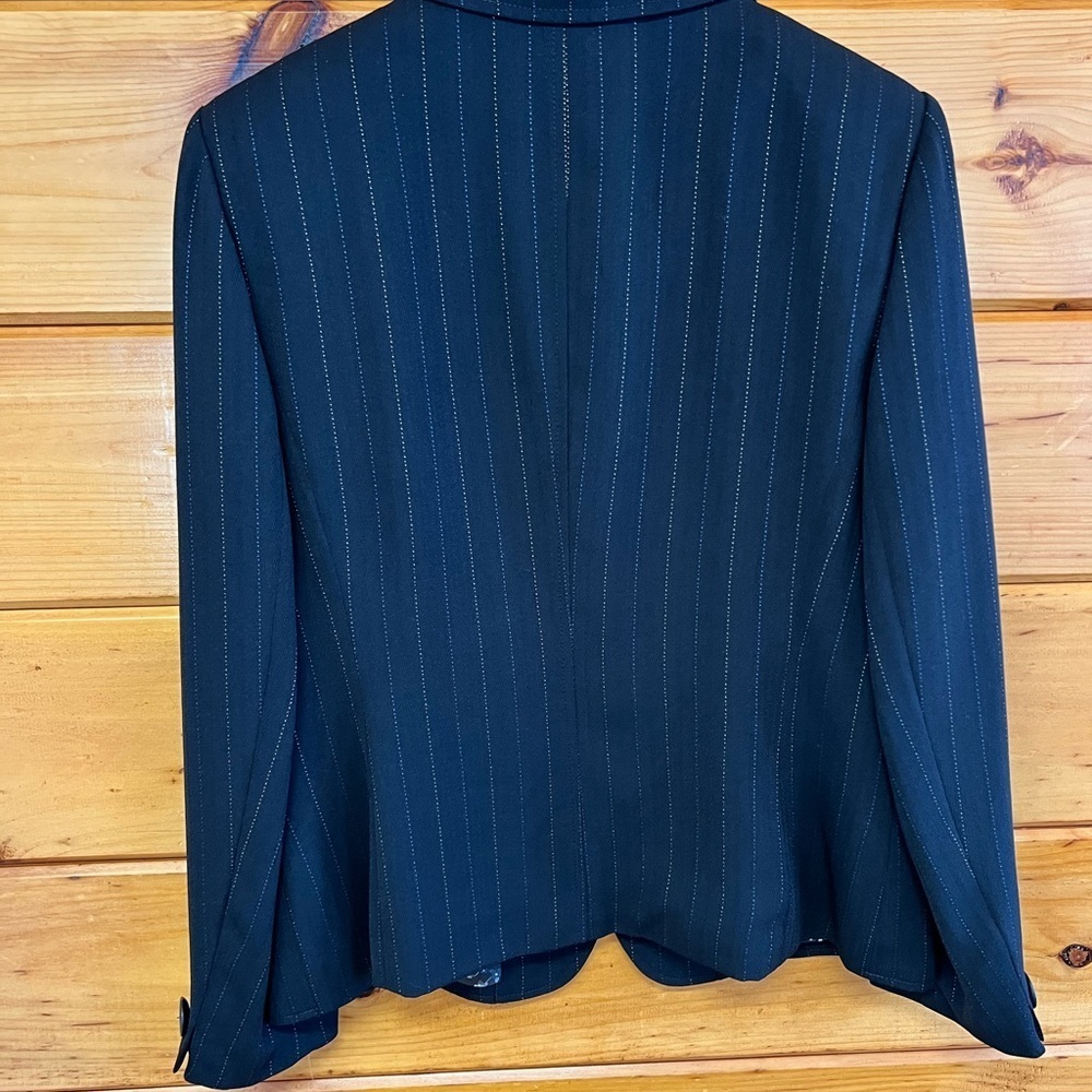 Jones New York Blazer Suit Size 12 Women Long Sleeve Stripe NWT - Picture 3 of 3